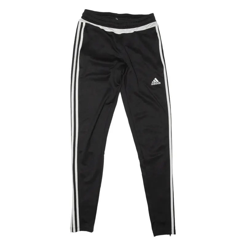 ADIDAS Sweatpants Black Skinny Womens XS W26 L30