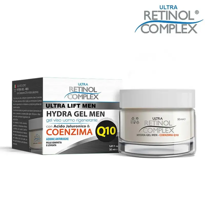 Retinol complex hydra gel men face cream q10 50 ml