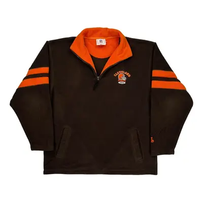 Cleveland Browns Nfl Fleece - Large Brown Polyester