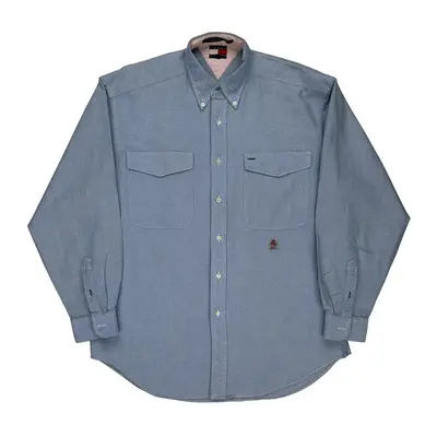 Tommy Hilfiger Shirt - Medium Blue Cotton