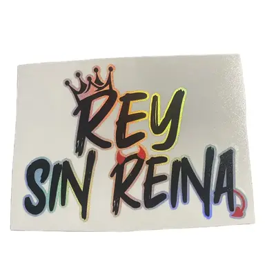 Rey sin Reina decal, car decal, Reina sin Rey decal