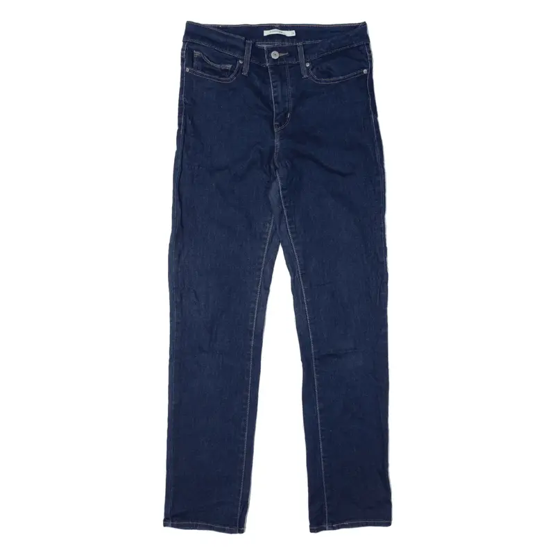LEVI'S Slimming Slim Jeans Blue Denim Slim Straight Womens W28 L30
