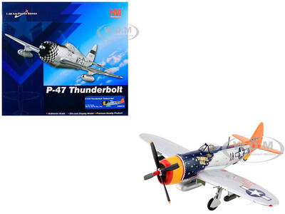 Republic P-47D Thunderbolt Aircraft Tarheel Hal, Lt. 'Ike' David, 66 FS, 358 FG (1945) United States Army Air Forces Air P...