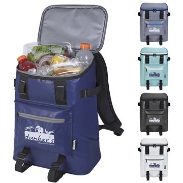 12 Customized Koozie Olympus Mid-size Backpack Cooler - Water ...