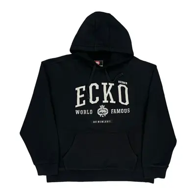 Ecko Unltd Spellout Hoodie - 2XL Black Cotton Blend