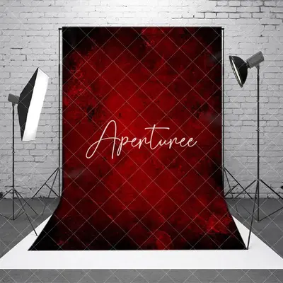 Black Dark Red Abstract Old Master Photo Backdrop - Aperturee