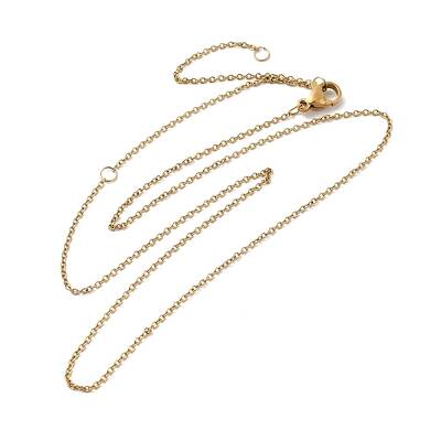 1.2MM 304 Stainless Steel Cable Chain Necklaces