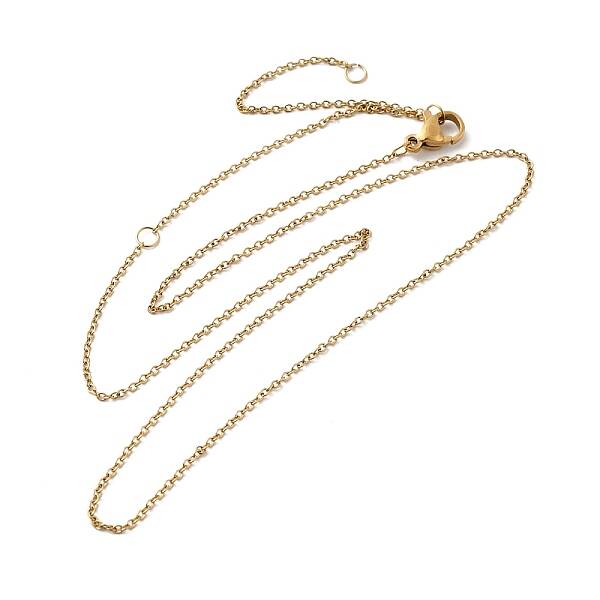 1.2MM 304 Stainless Steel Cable Chain Necklaces