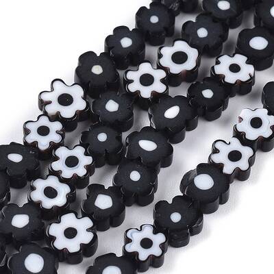 Handmade Millefiori Glass Bead Strands