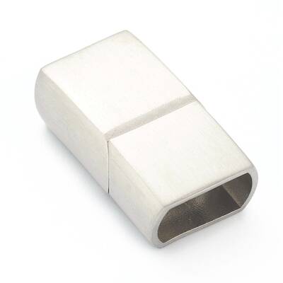 Tarnish Resistant 304 Stainless Steel Magnetic Clasps with Glue-in Ends