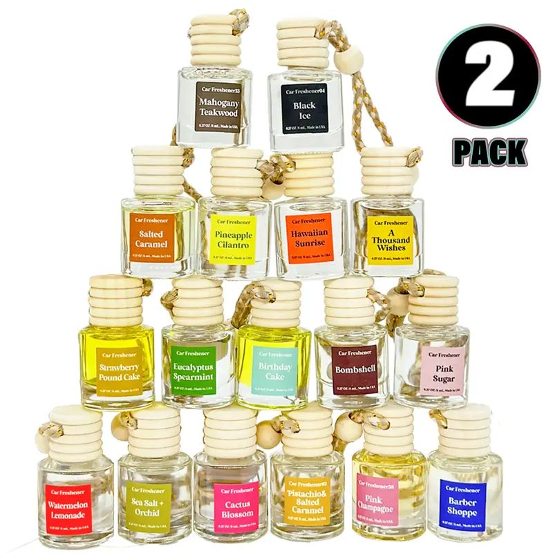 2 Pack Pick Scent Car Freshener Hanging Air Diffuser Made in USA Last 60 Days