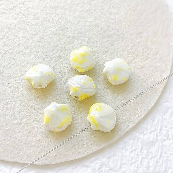 Shell Shape Handmade Porcelain Beads
