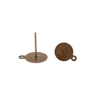 Brass Stud Earring Findings