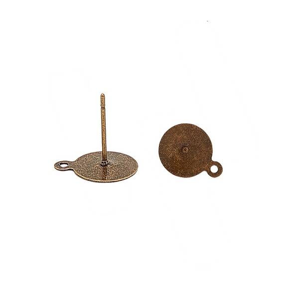 Brass Stud Earring Findings