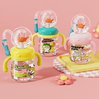【COMOBEBE】Spill-Proof Tritan Whale Fountain Sippy Cup – BPA-Free, Soft Silicone Straw, Fun Design, Switchable Handles &...