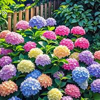 200 PCS Mixed-Color Hydrangea Seeds – Bright & Elegant Blooms, Hardy & Perennial, Easy to Grow, Perfect for Gardens & Lands...