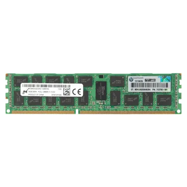Micron MT36KSF2G72PZ-1G6 | 16GB DDR3-1600MHz PC3-12800 ECC Registered RDIMM CL11 2Rx4 1.35V 240-Pin Memory Module