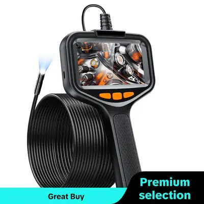 Industrial Endoscope, Borescope Waterproof Camera for Summer, HD Digital Snake Camera, Handheld Sewer Inspection Camera wit...