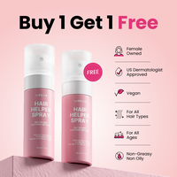 TryBello Hair Helper Spray with Biotin Castor Oil & Caffeine Infused Non-Oily Formula for Fuller Thicker Looking Hair Growth ...