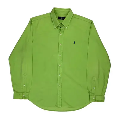 Ralph Lauren Cord Shirt - XL Green Cotton