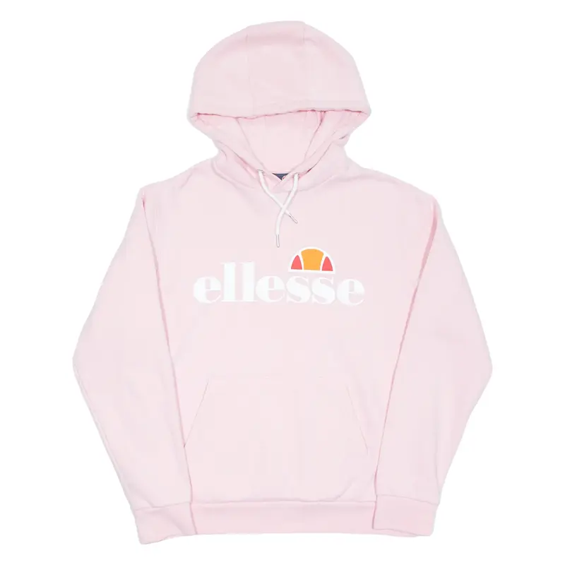 ELLESSE Womens Pink Hoodie UK 12