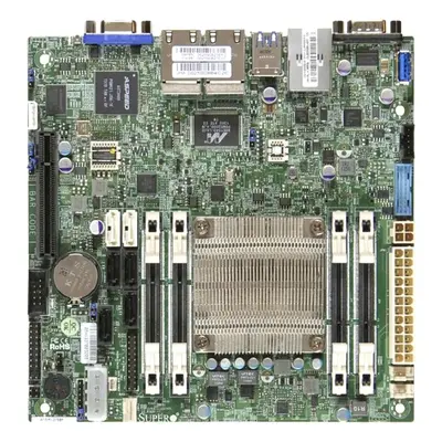 A1SAI-2750F Supermicro Socket FCBGA-1283 System on Chip Chipset Mini-ITX System Board (Motherboard) Supports Atom C2750 DDR3 ...