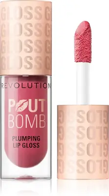 Makeup Revolution Pout Bomb lip gloss volumizing effect color 4.6 ml