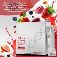 ZK [2 Boxes Deal!] ] NAD Liquid Supplement 1000Mg, NAD Niacinamide Ribose Resveratrol Supplement For Men And Women, NAD+ Berr...