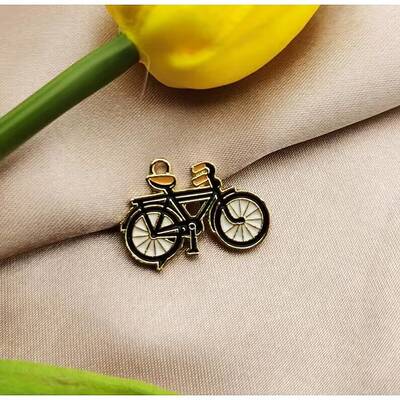 Light Gold Plated Alloy Enamel Pendants