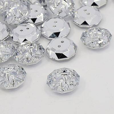 Acrylic Rhinestone Buttons