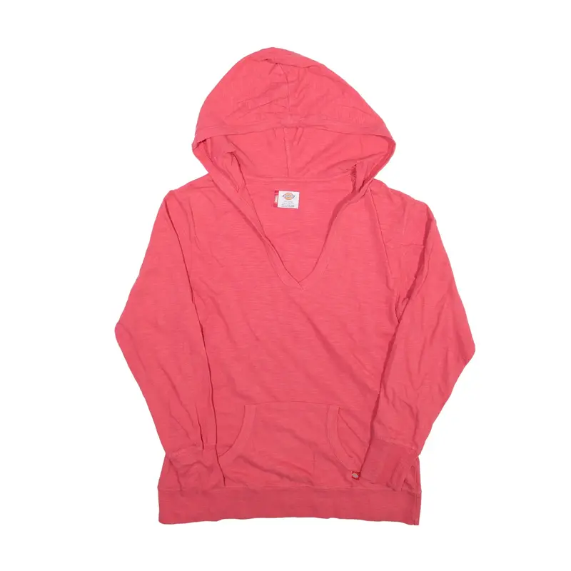 DICKIES Hoodie Pink Pullover Womens S