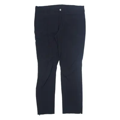 MAIER SPORTS Outdoor Trousers Black Regular Tapered Womens W34 L32