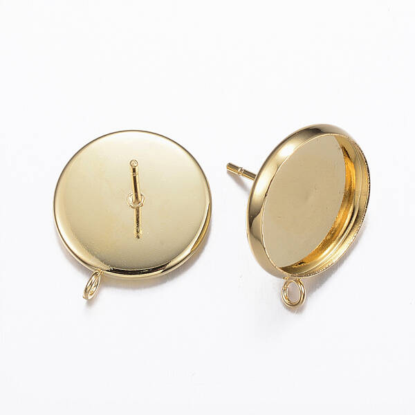 304 Stainless Steel Stud Earring Settings