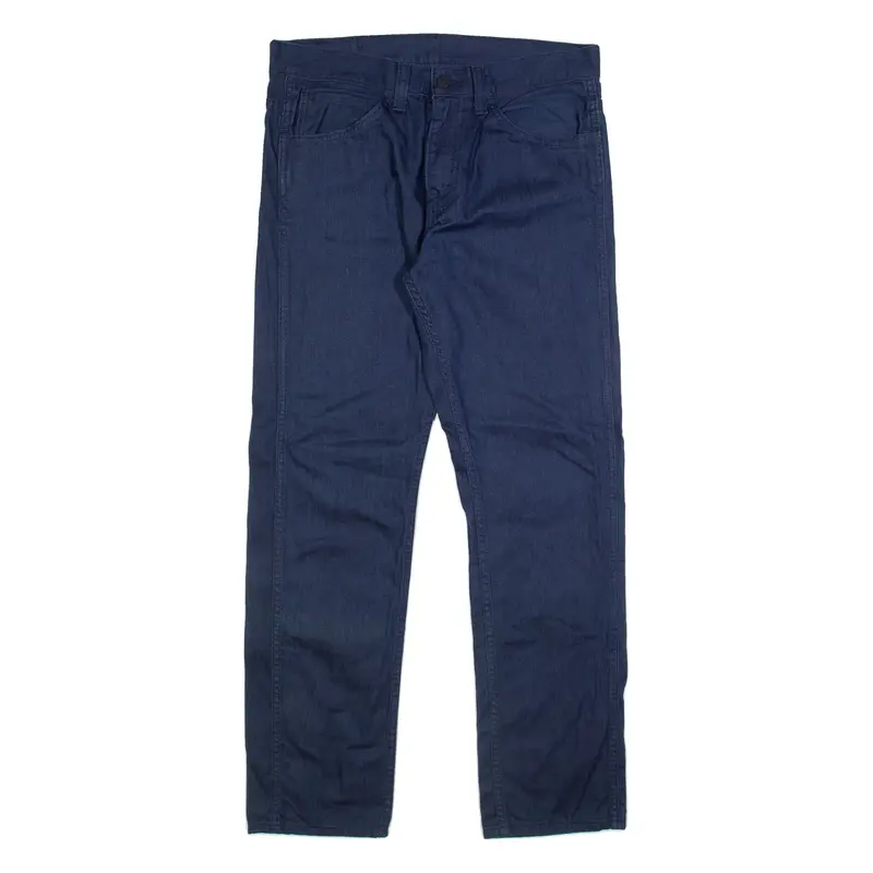 LEVI'S 513 Mens Trousers Blue Slim Straight W33 L32