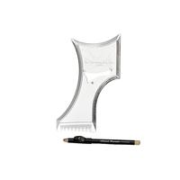 Beard Shaping Tool and  Trimmer Guide - Plus Version Hairline Durable W Comb and Free Enhancement Pencil Daily Haircare
