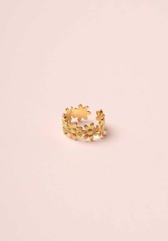 Ring 23acrg48 Florine Bague Gold | Color: GOLD | Size: U
