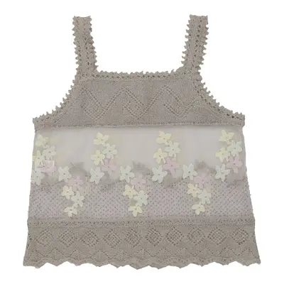 Moschino Sheer Top - Large Grey Nylon | Size: large
