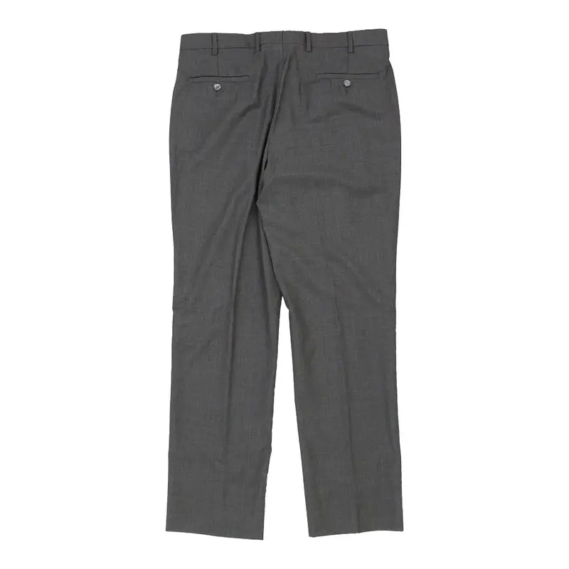 Margotto Trousers - 36W 31L Grey Virgin Wool