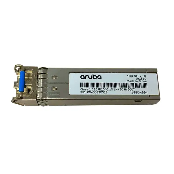 HP J9151D | Aruba X132 10Gb/s 10GBase-LR Single-Mode Fibre 1310nm 10km Duplex LC Connector SFP+ Transceiver Module