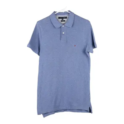 Tommy Hilfiger Slim Fit Polo Shirt - Small Blue Cotton