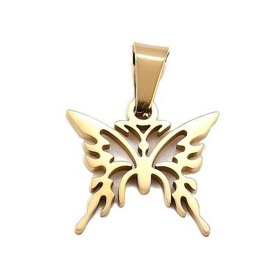 Butterfly 304 Stainless Steel Pendants
