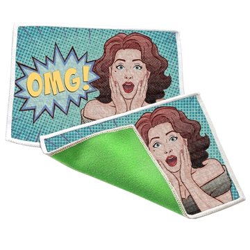 150 Custom Dual Sided Microfiber Terry Cloth - Screen Safe & ...