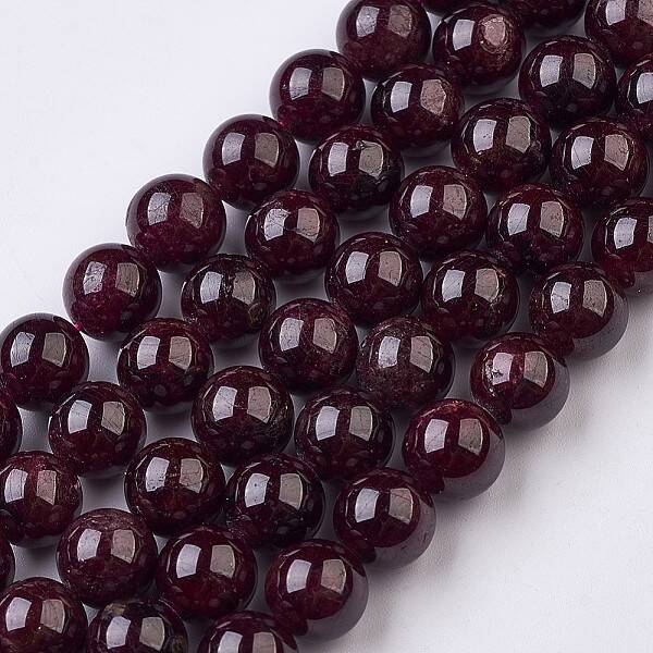 Natural Garnet Beads Strands