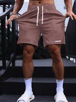 Men's Regular Fit Geometric Print Waist Thwart Shorts, Casual Comfy Breathable Shorts for Summer, Men's Bottoms for Daily Wea...