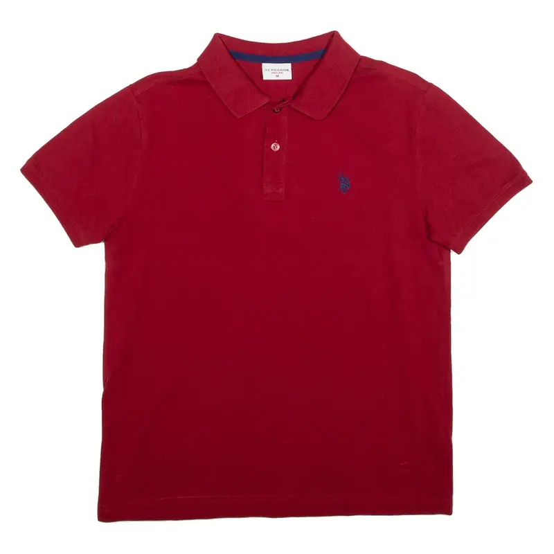 U.S POLO ASSN. Mens Polo Shirt Red M
