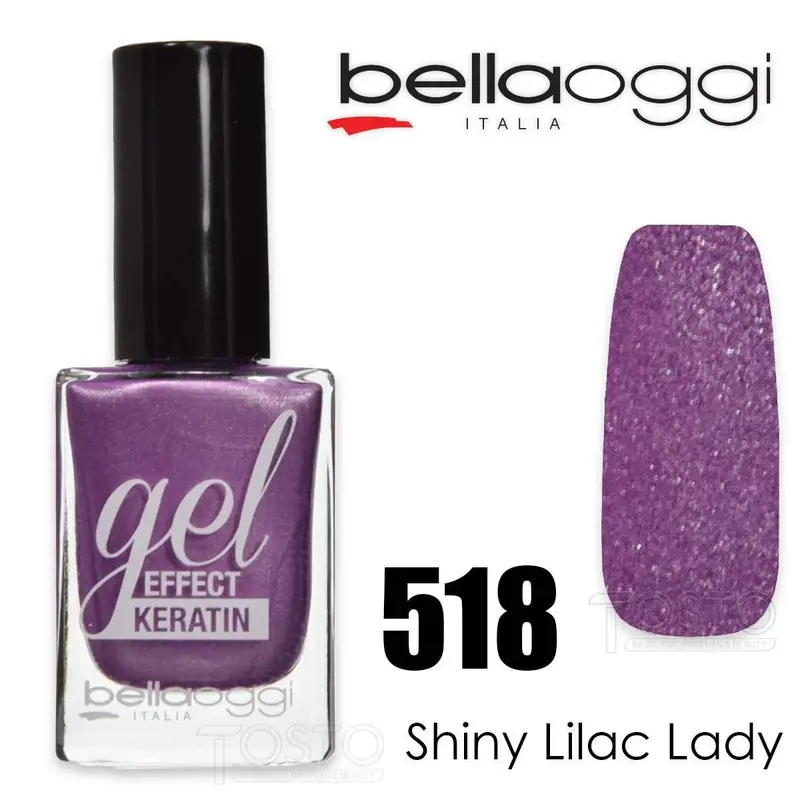 Gel effect keratin gel effect nail polish with keratin 518