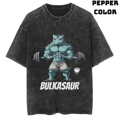 Bulkasaur Vintage Tee, Bulbasaur T-Shirt, Pokemon Tee, Anime Shirt, Animation Graphic Tees, Gym Shirt, Unisex T-Shirt, Gift F...