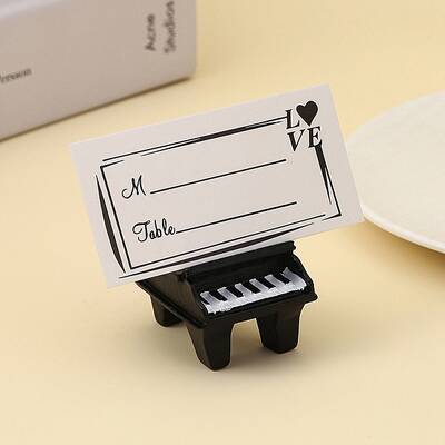 Piano Resin Name Card Holder