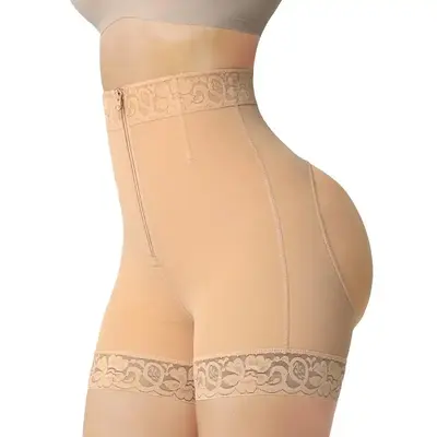 FeelinGirl High Waisted body short Shapewear Womens Fajas Colombianas Shapewear Postpartum Tummy Control  Body Shaper Shorts ...