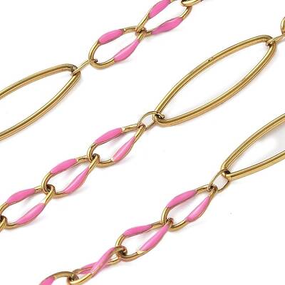 304 Stainless Steel Enamel Link Chains